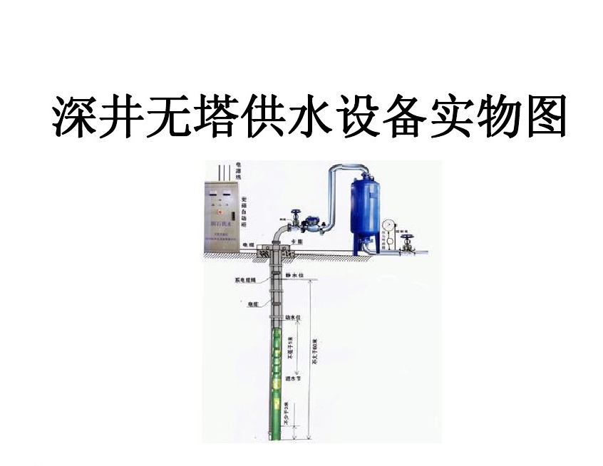 景德镇昌江区井泵无塔式供水设备